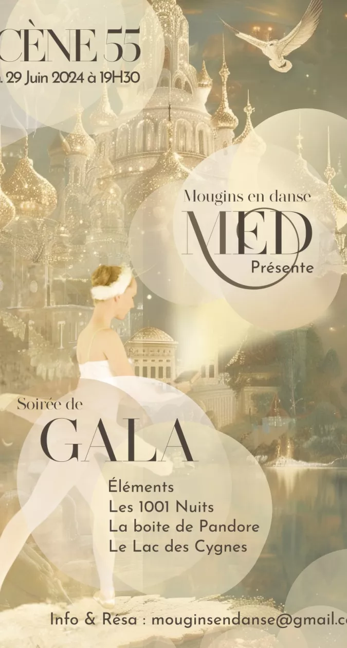 Illustration : Soirée de Gala : Le Samedi 29 Juin 2024 à 19h30 à Scène 55