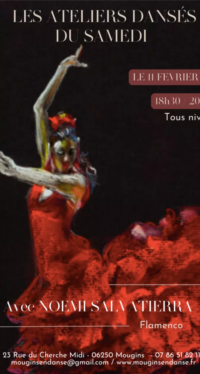 Illustration : Atelier Dansé : À la découverte de la danse andalouse : le Flamenco