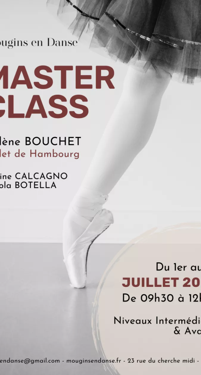 Illustration : Master Class Danse Classique :  un mois de juillet sous le signe de la danse !