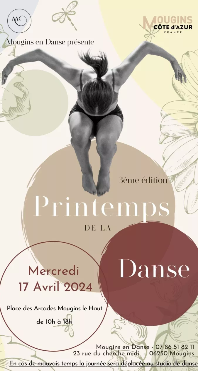 Illustration : Printemps de la Danse : 3ème Édition avec le soutien de la ville de Mougins