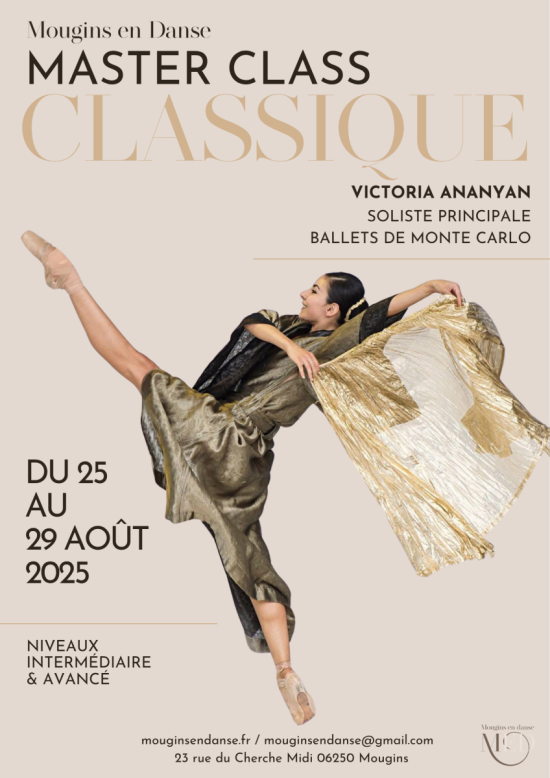 Illustration: Stage de danse Classique avec Victoria Ananyan