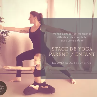 Illustration Stage Yoga Parent / Enfant