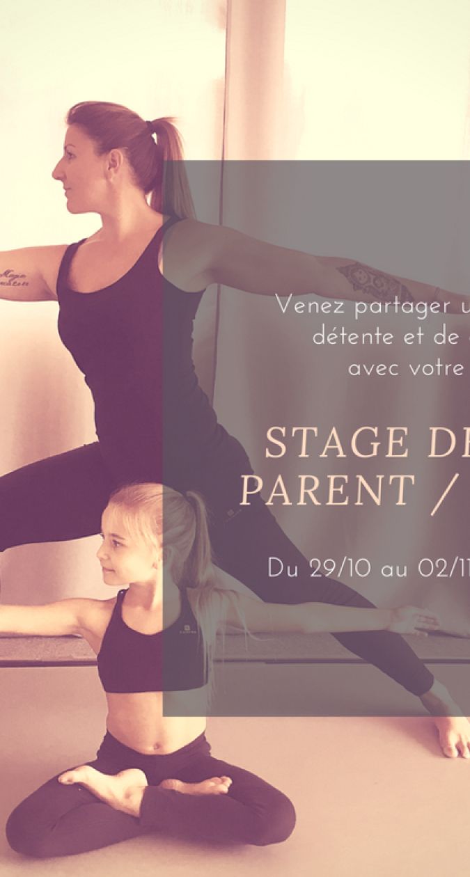 Illustration Stage Yoga Parent / Enfant
